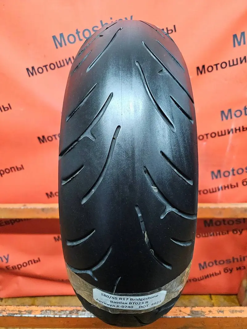 Мотошина б/у 180/55 R17 Bridgestone Battlax BT023