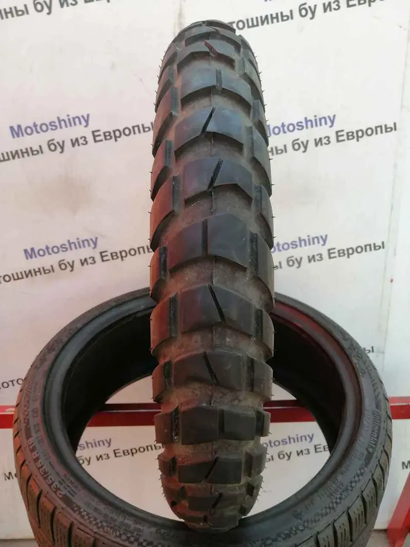 Мотошина б/у 110/80 R19 Metzeler Karoo 3