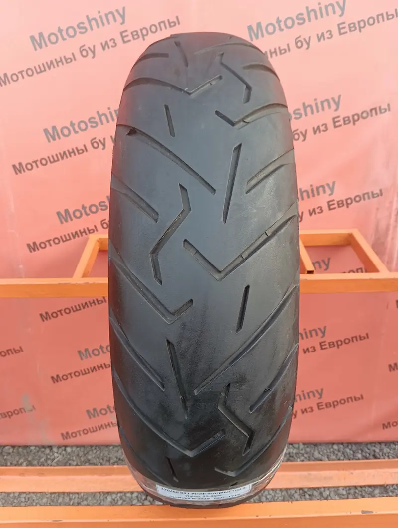 Мотошина б/у 170/60 R17 Pirelli Scorpion Trail 2