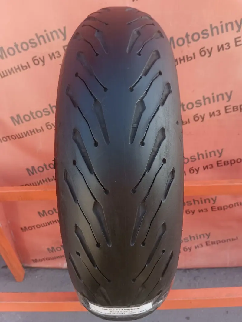 Мотошина б/у 180/55 R17 Michelin Road 5 2CT+