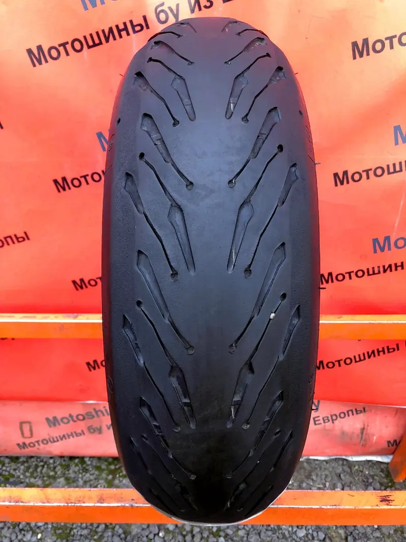 Мотошина б/у 180/55 R17 Michelin Road 5 2CT+